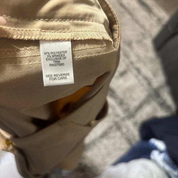 Cache Satin Wide Leg Cargo Pants - Cream - Picture 11 of 11